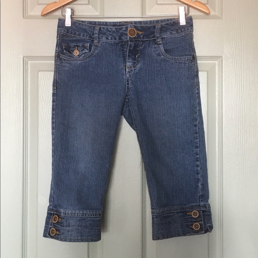 Jolt Denim Long Shorts